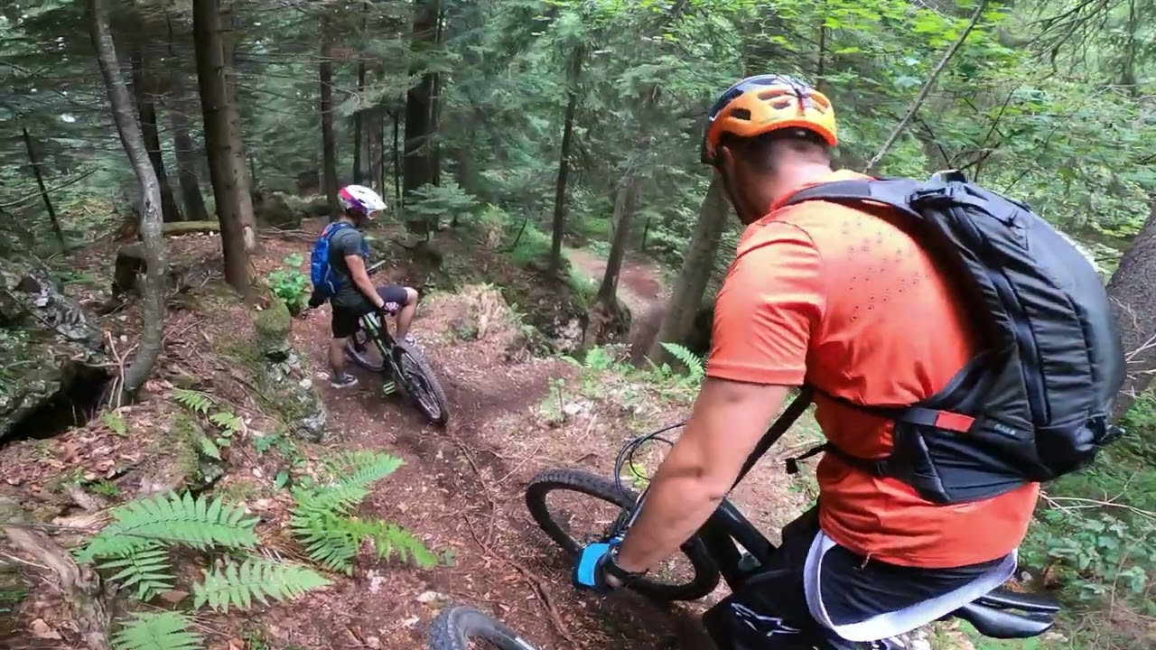 PARCURGAND BLACK LINE DH TRACK IN POSTAVARU, POIANA BRASOV