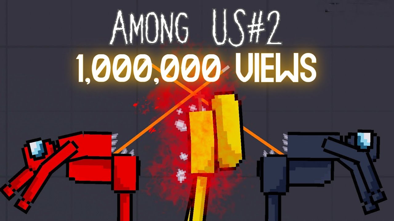The Crew fights back against an Impostor#2 (Among Us Mod) in People Playground 1.10