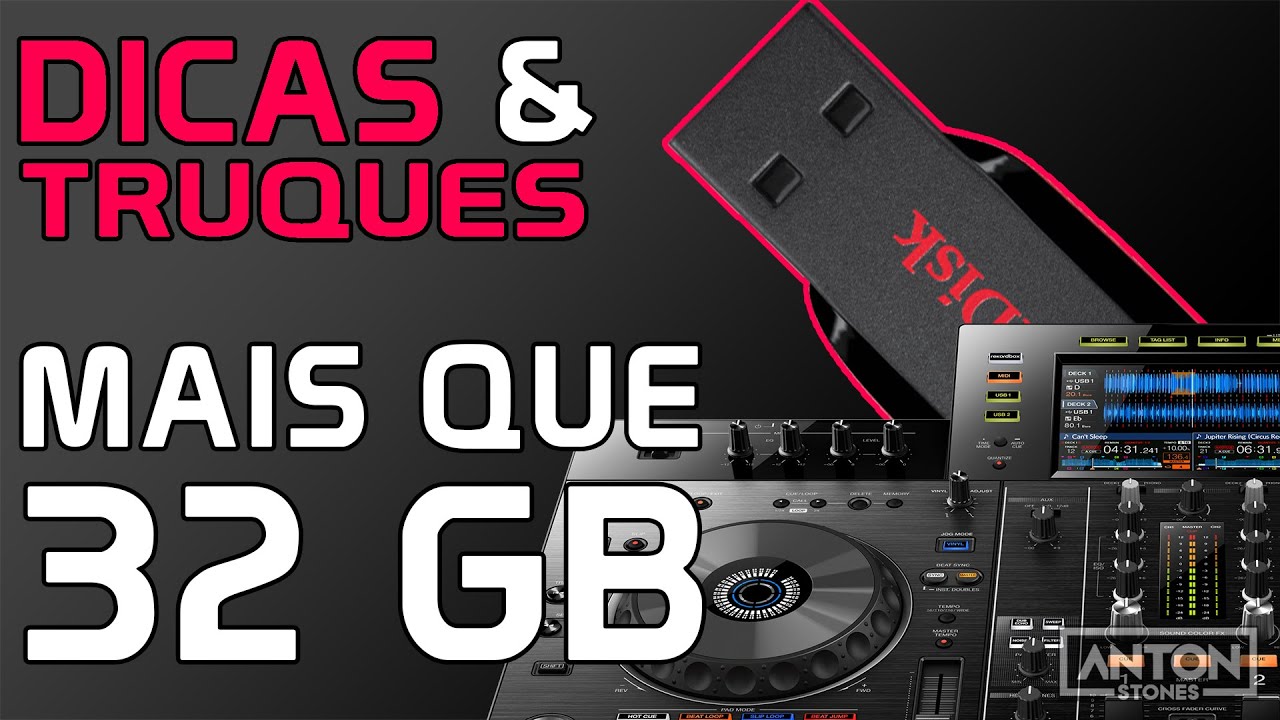 Como usar pendrive maior que 32GB nas CDJS e XDJS - Como ser DJ