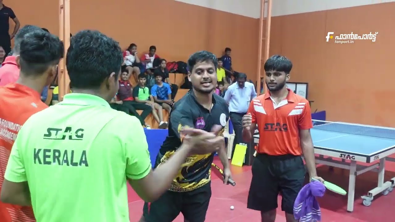 Team Event - Men's Final - Alappuzha vs Trivandrum, Kerala State Table Tennis Championships