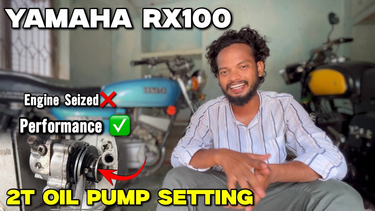 Yamaha Rx100 2t Oil Pump Setting || Rx100/Rx135/Rxz 2t Oil Pump Adjustment || Rx100 AJIT