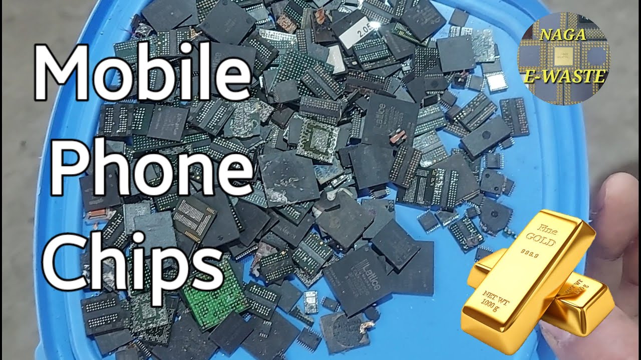 Gold recovery from Cell Phone Chips