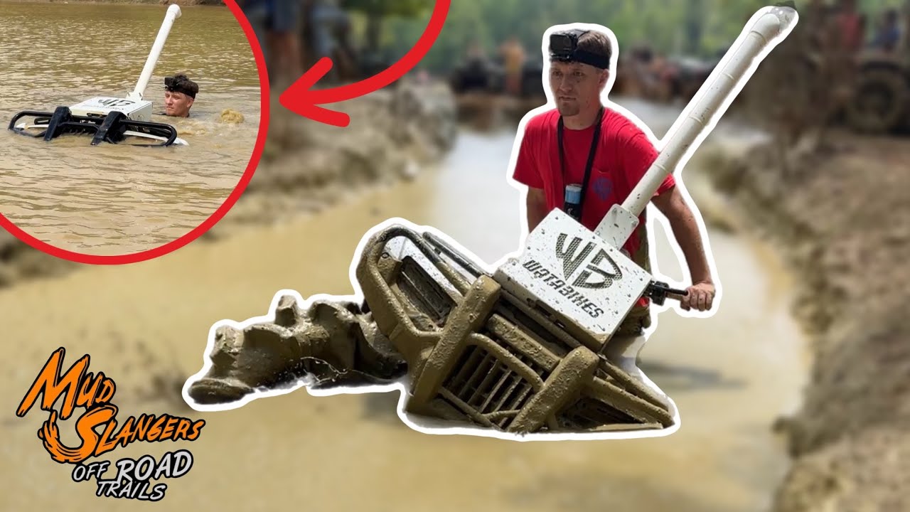 DUNKING SNORKLES AT MUDSLANGERS!! (it was deep)
