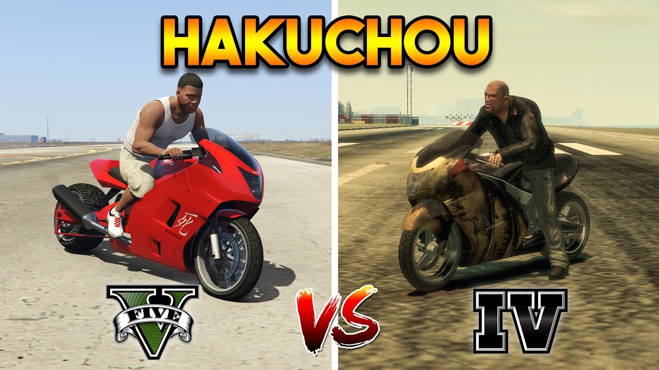GTA 5 HAKUCHOU VS GTA 4 HAKUCHOU (WHICH IS BEST?)