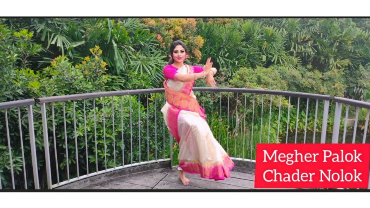 Megher Palok Chander Nolok Dance | Sreya Ghoshal | Momo Chitte Niti Nritye| Bengali Dance Cover