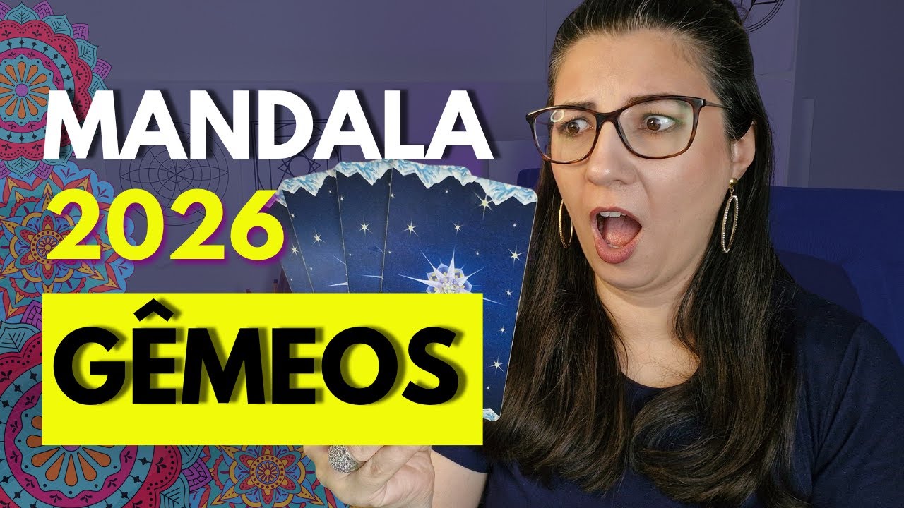GÊMEOS ♊ESSE SERÁ O SEU ANO! TUA PALAVRA TEM PODER! - MANDALA 2026 - LEITURA BÔNUS