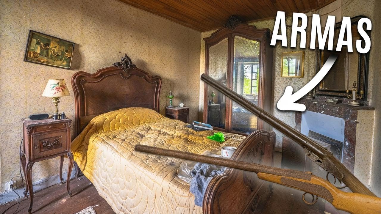 ¡Descubrimos rifles ocultos en una casa abandonada en Francia!