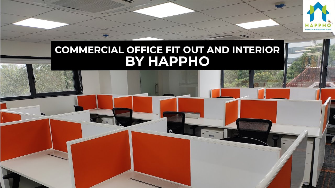 Commercial Office Fit Out and Interior Work - Happho Commercial Project Tour 001