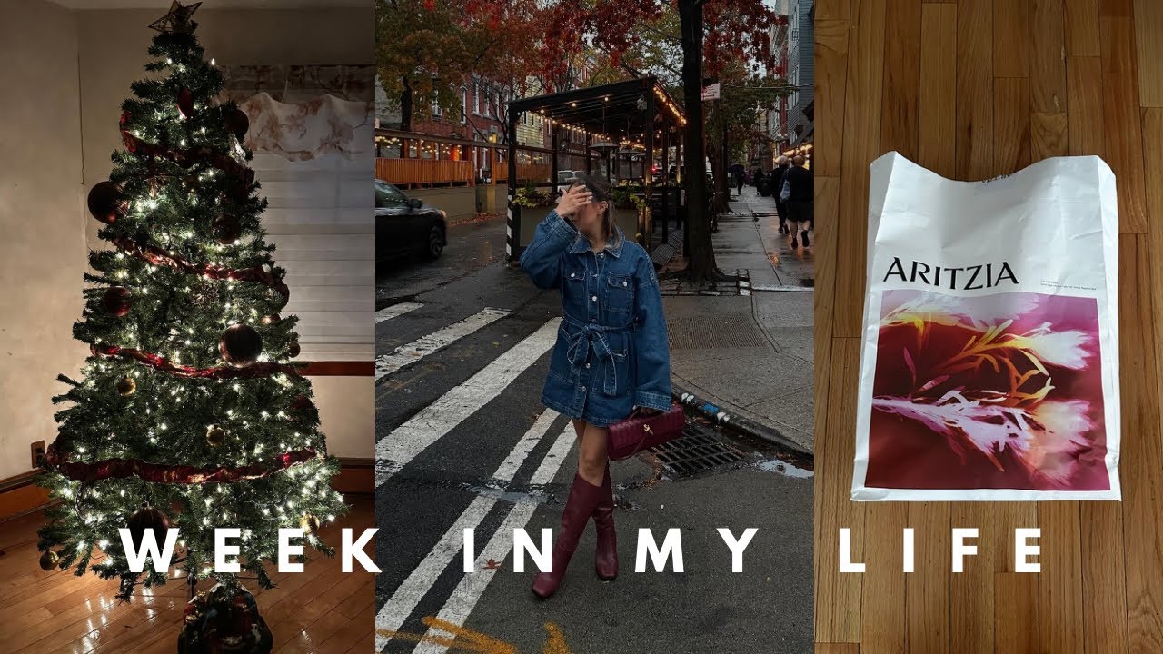 WEEK IN MY LIFE 🏹 living in nyc , aritzia + sephora hauls etc 