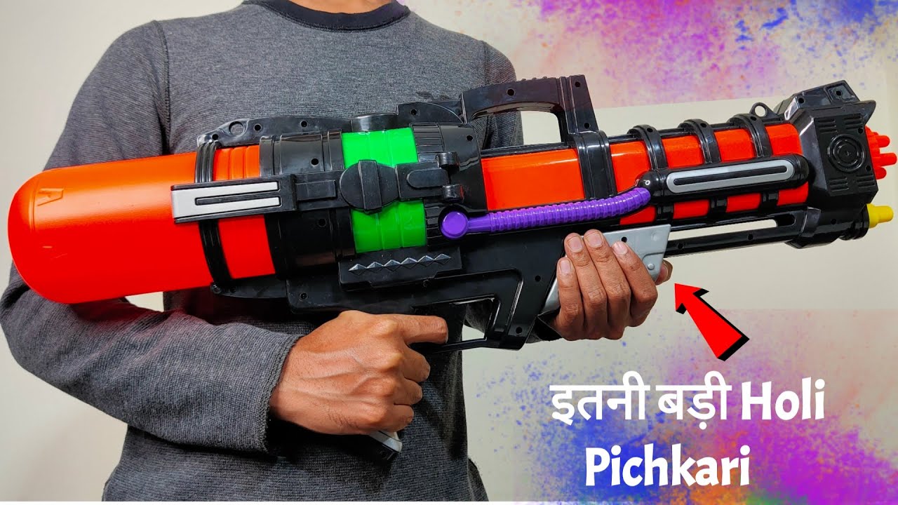 Holi Pichkari Unboxing & Testing - Holi Stash - Chatpat toy tv