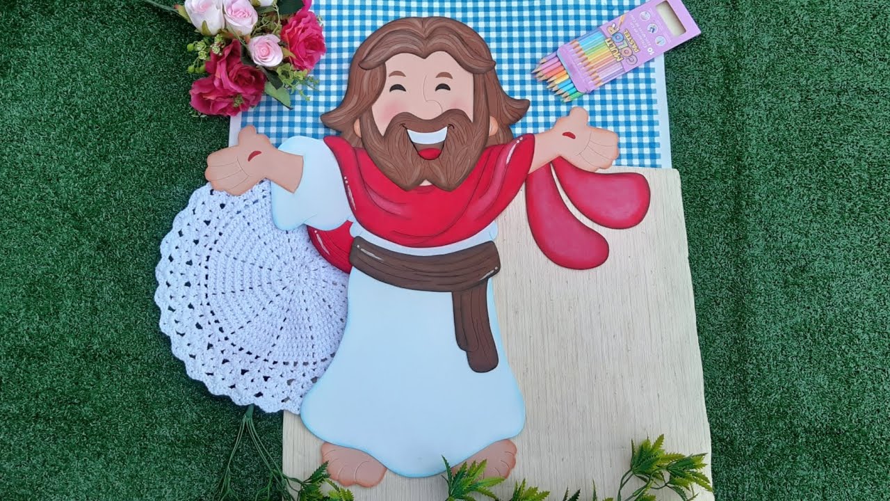 Diy|Como montar Jesus de eva-Passo a passo