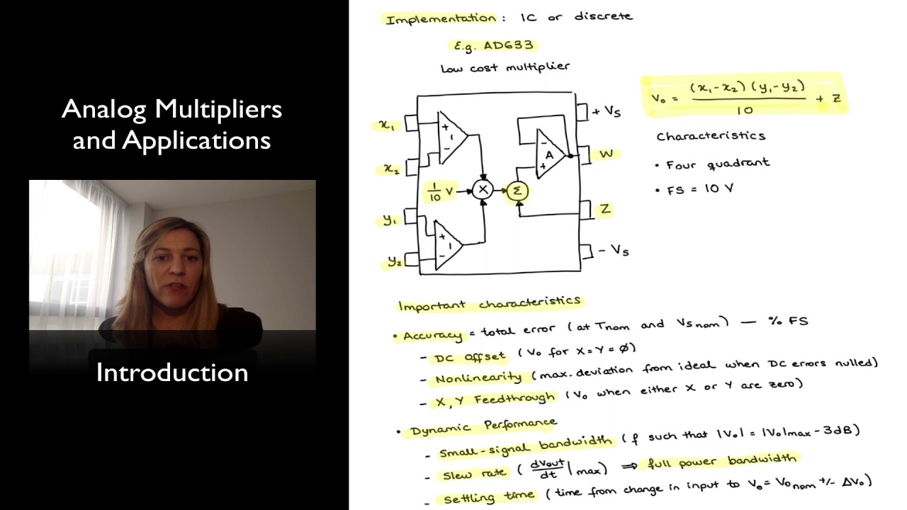 Introduction to Analog Multipliers