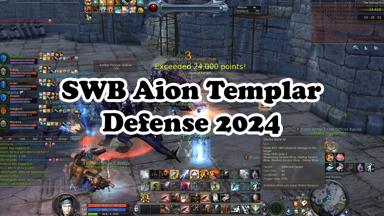 SWB EuroAion - Defense - Templar SteelTank 2024