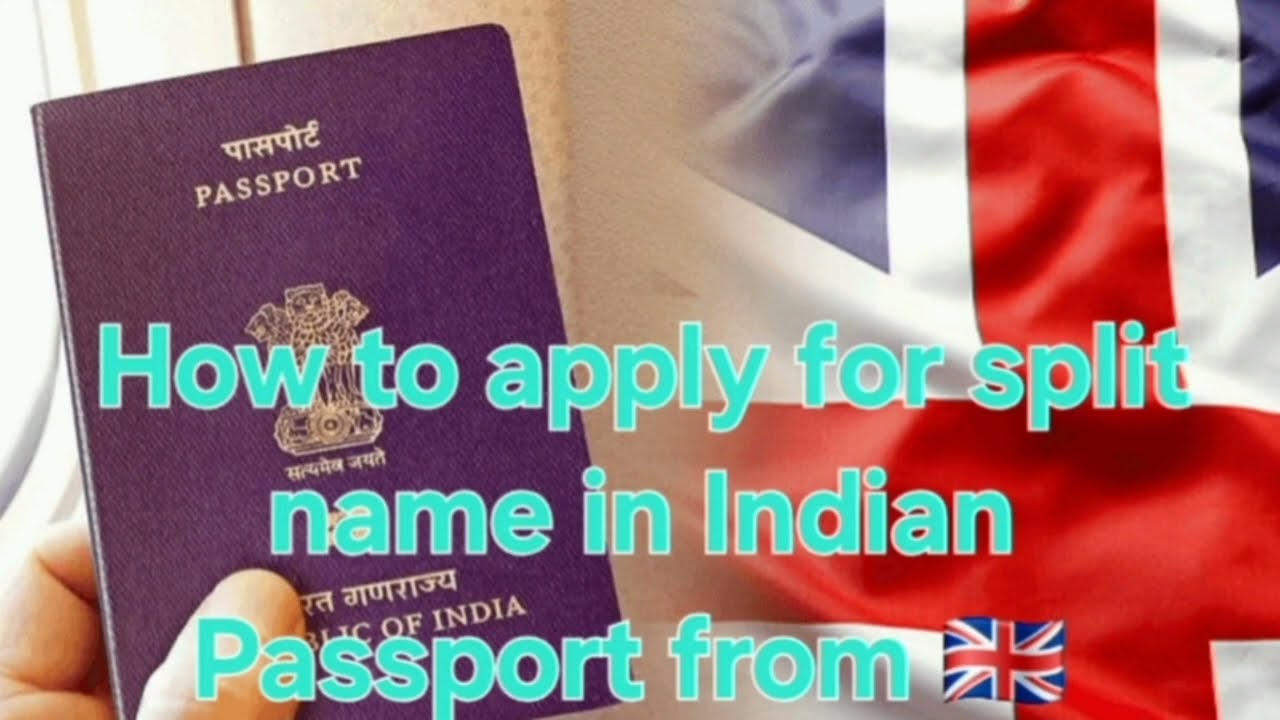 Process to split Given name and add Surname in Indian Passport