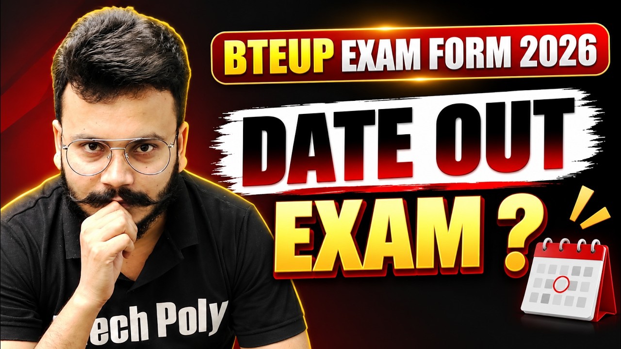 BTEUP | Exam Form Date Out 2026 @gtechpoly