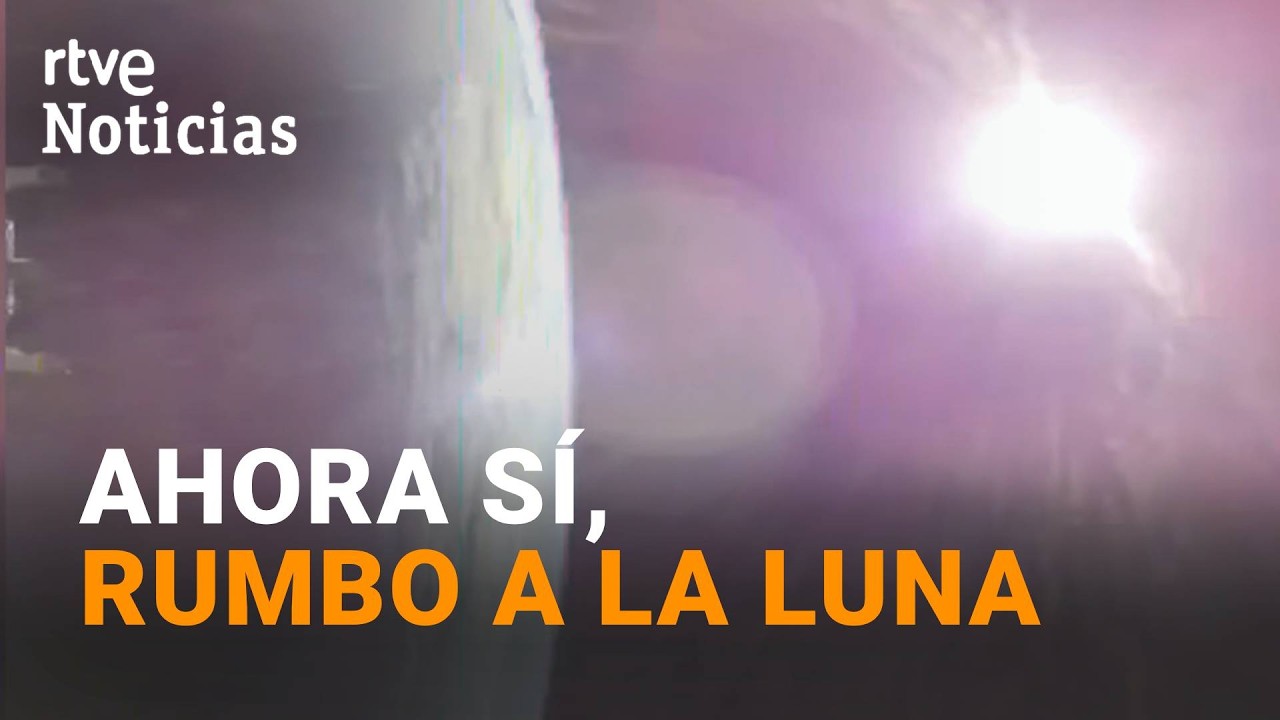 MISI&Oacute;N ARTEMIS II |La NAVE espacial ORI&Oacute;N se dirige ya a LA LUNA |RTVE Noticias