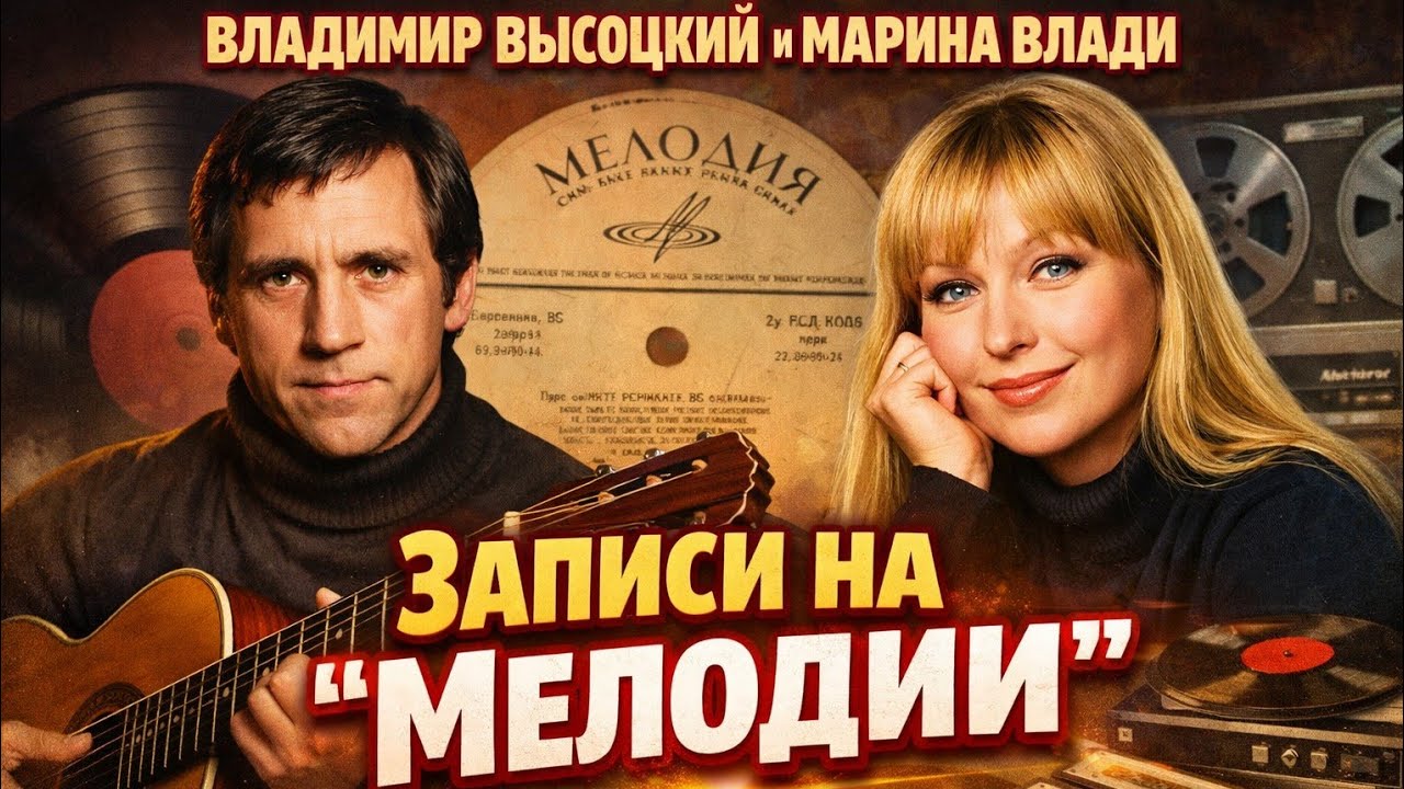 Владимир Высоцкий в сопровождении инструментальных ансамблей. Записи на Мелодии. 