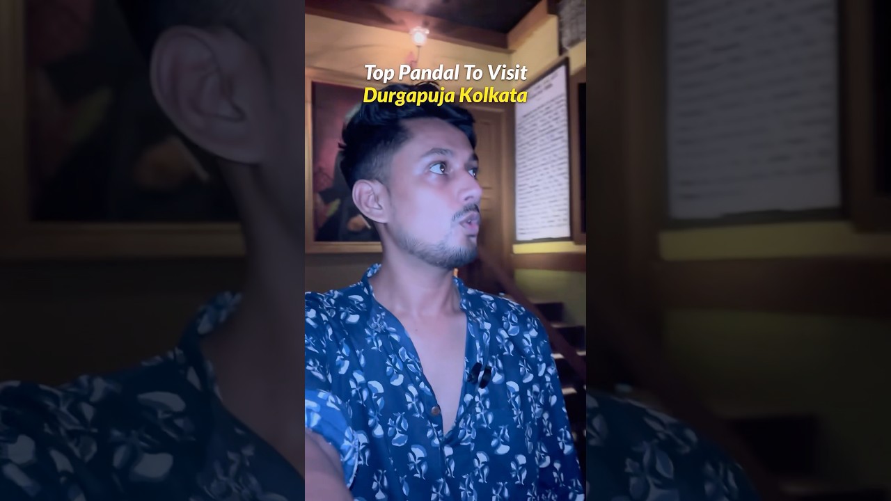 Top Kolkata Durgapuja Pandal to Visit #shortsdaily #kolkata #vlog #travel #durgapuja2025