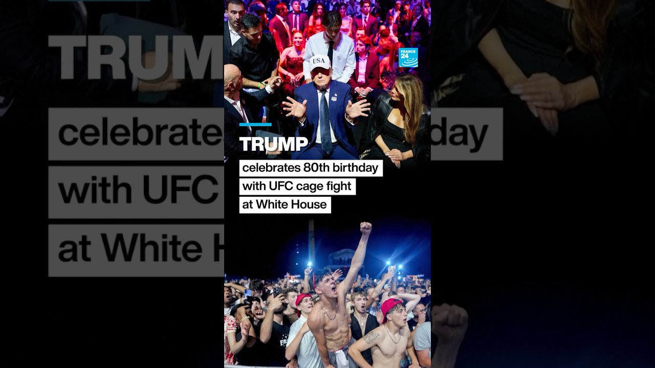 #Trump celebrates 80th birthday with #UFC fight at #WhiteHouse &bull; FRANCE 24 English