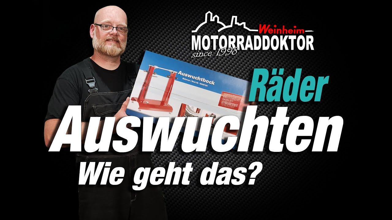 BMW Felgen Auswuchten | Rothewald Auswuchtbock | Reifen, Felgen & Montage | #motorraddoktor