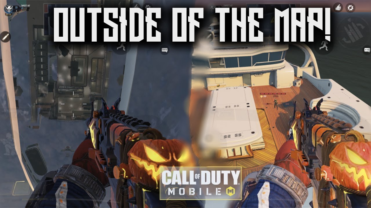 How to get UNDER and ON TOP of Hijacked! Outside of the map! Call Of Duty: Mobile Glitches!
