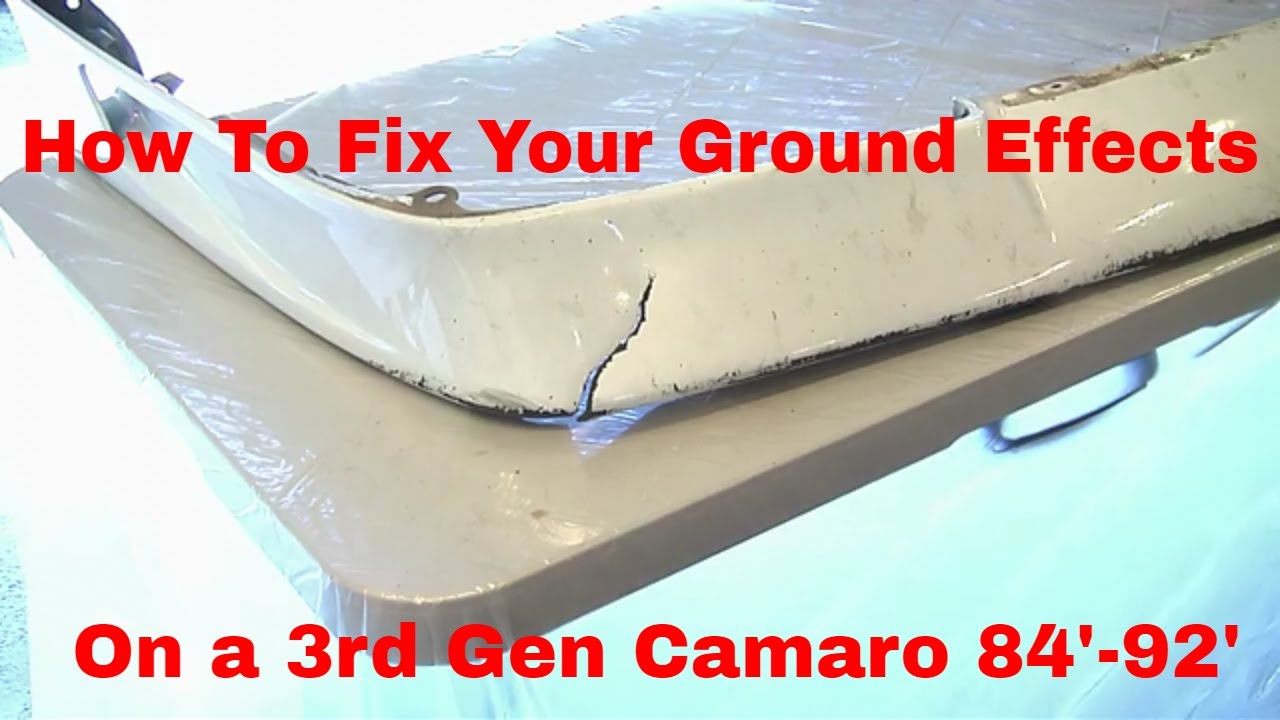 How to fix your ground effects on Gen 3 Camaro
