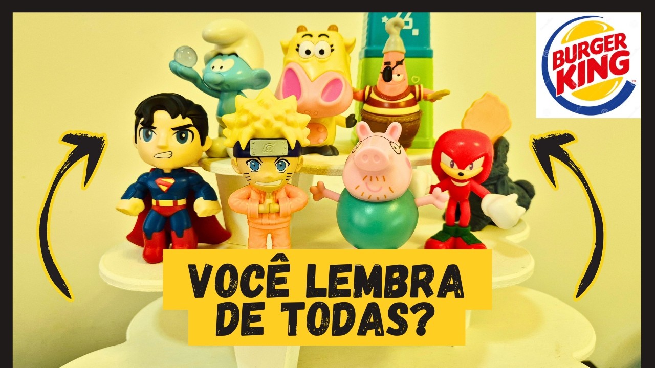 Burger King 2025: Todas as Coleções de Brindes em Ranking (Você Vai Lembrar!)