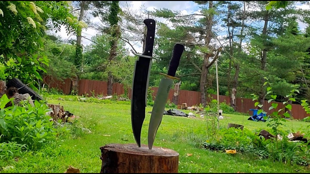 Cold Steel Natchez Bowie vs dbad Big Jim Bowie