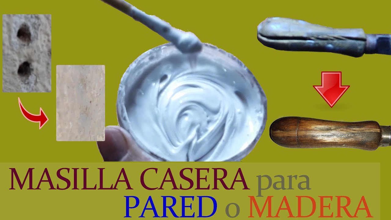 MASILLA CASERA PARA PARED Y MADERA 🧱 Ràpida y económica! La ponemos a prueba 💪