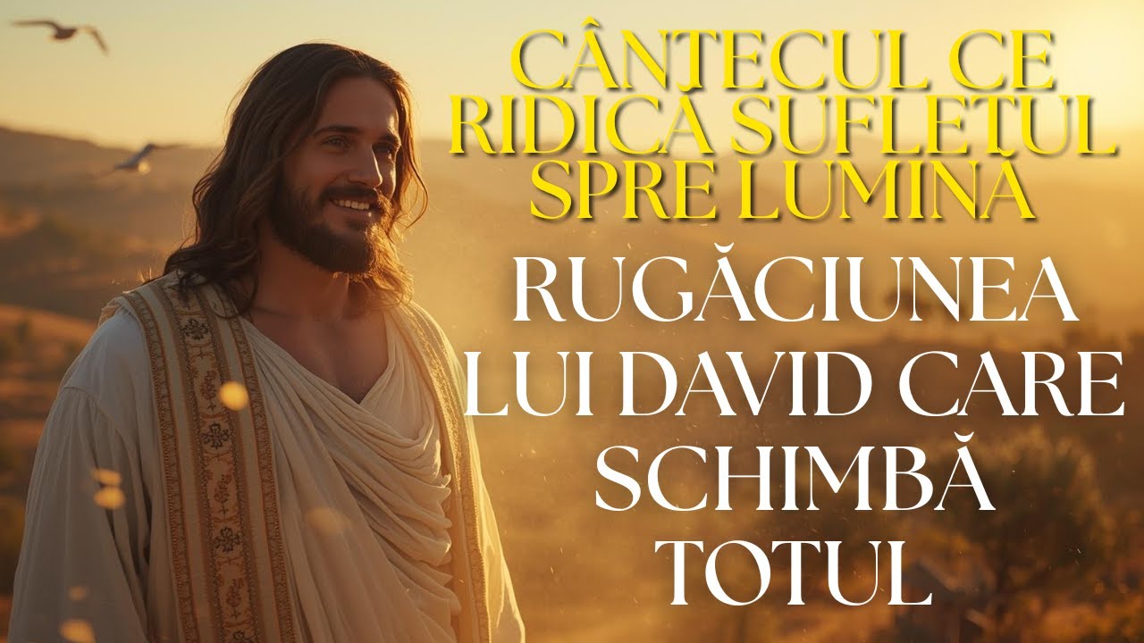 CÂNTECUL CE RIDICĂ SUFLETUL SPRE LUMINĂ: RUGĂCIUNEA LUI DAVID CARE SCHIMBĂ TOTUL
