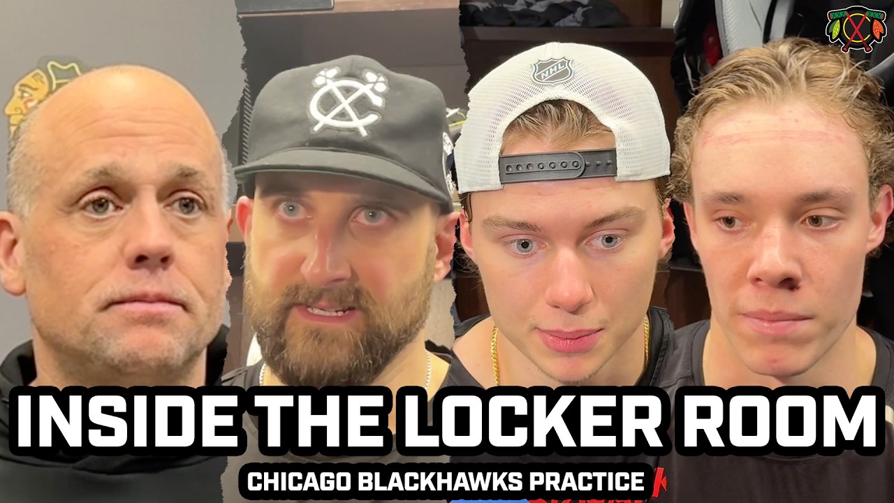INSIDE THE LOCKER ROOM: Blashill, Foligno, Bedard & Vlasic REACT to Chicago’s Trade Deadline Moves