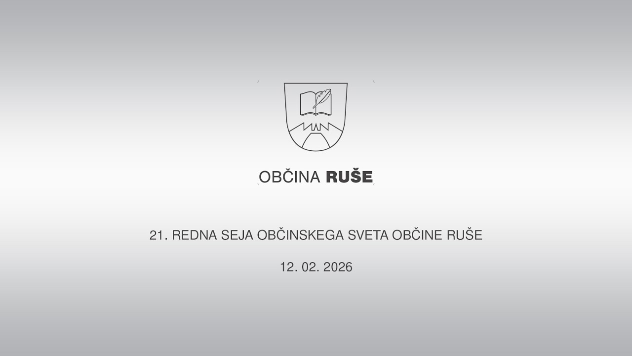 21. redna seja Občinskega sveta Občine Ruše (12.2.2026)
