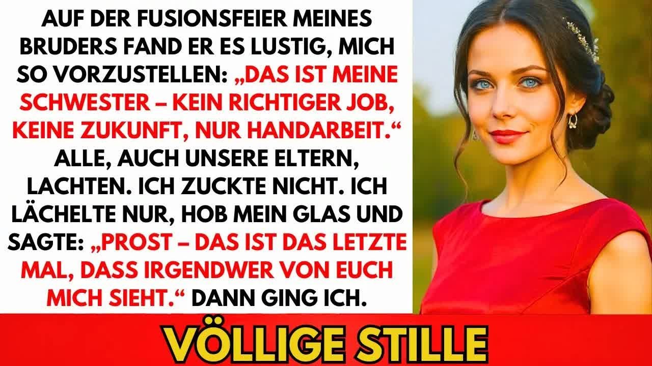 Von Familie Auf Bruders Firmenfeier Verspottet — Ungebildet Und Wertlos Genannt