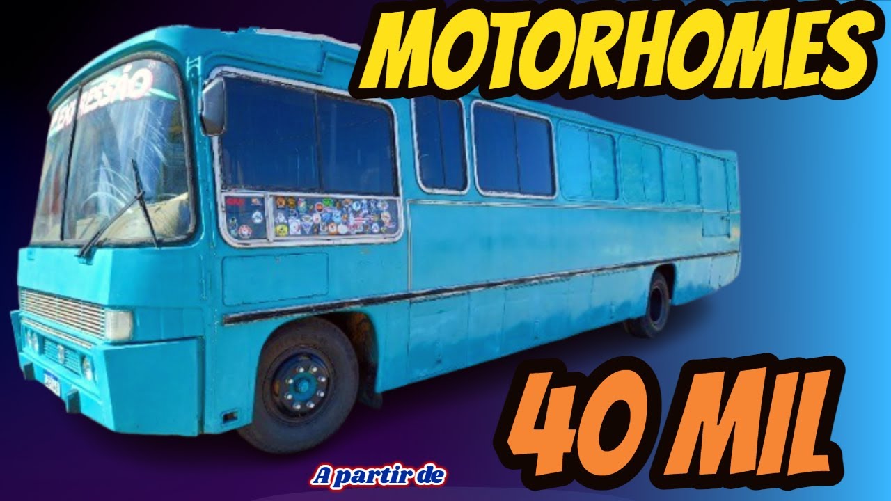 MOTORHOME BARATO.... OU QUASE ISSO.. POR 40 MIL DÁ PRÁ PEGAR A ESTRADA!!