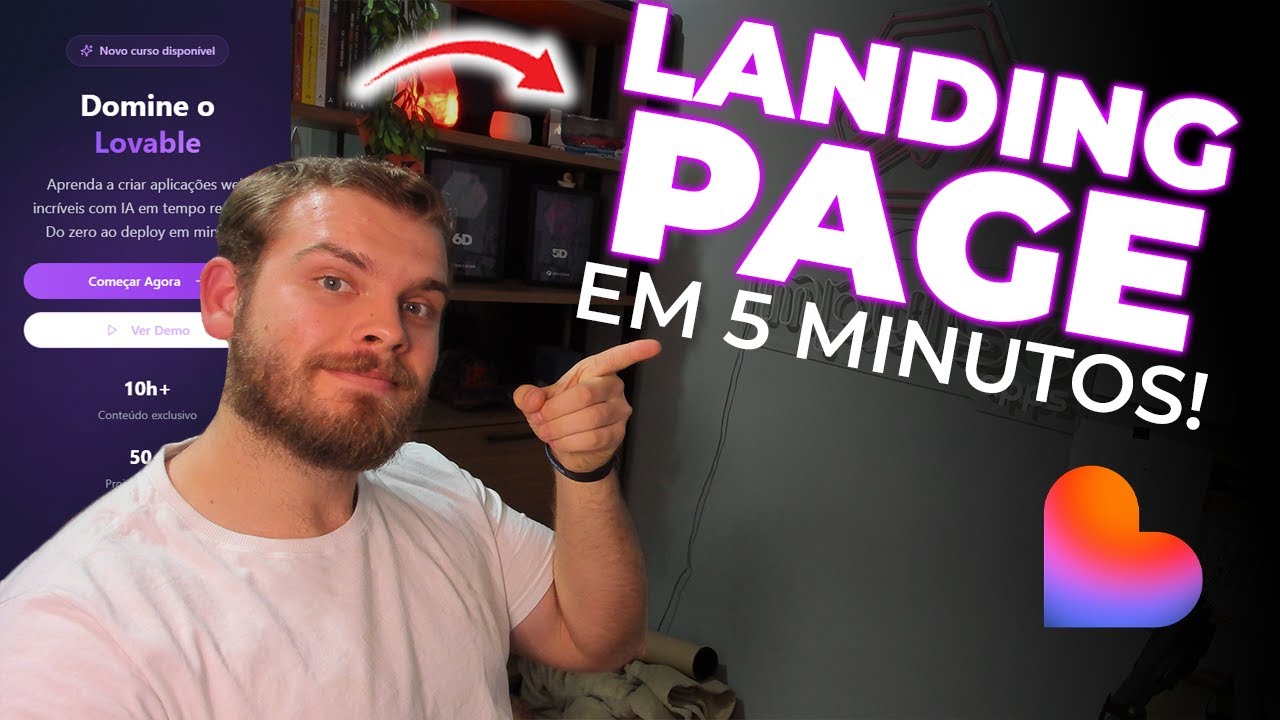 Crie Landing Pages Profissionais em Minutos com Lovable! (Sem Saber Programar!)