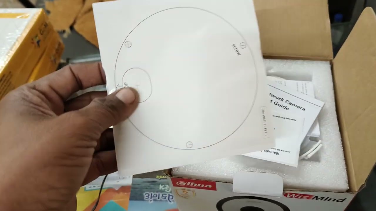 Dahua Fisheye Camera  Live Unboxing. Vishwa tech Surendernagar