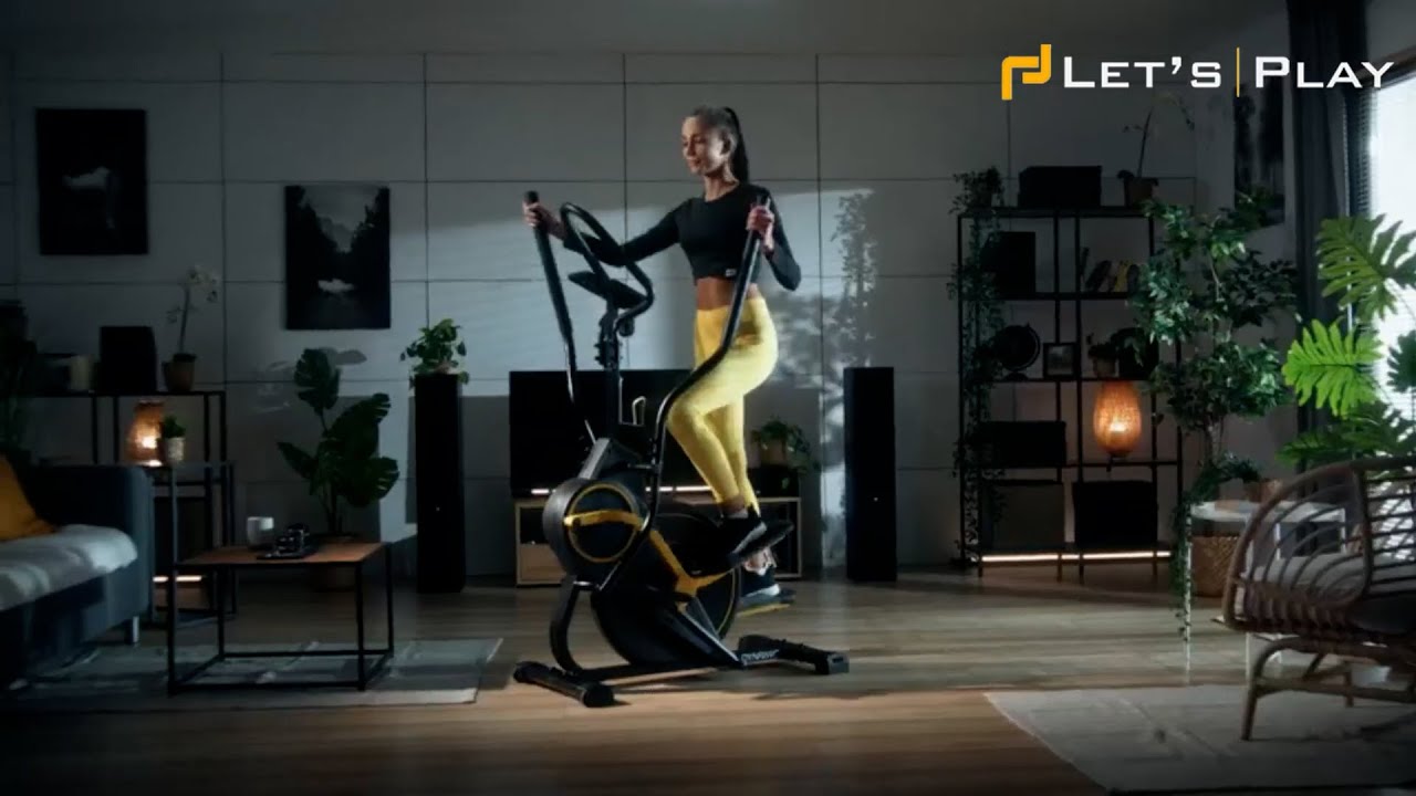 LET'S PLAY 3-in-1 Elliptical Trainer  &ndash; Full Body Cardio Workout Machine for Home Gym!