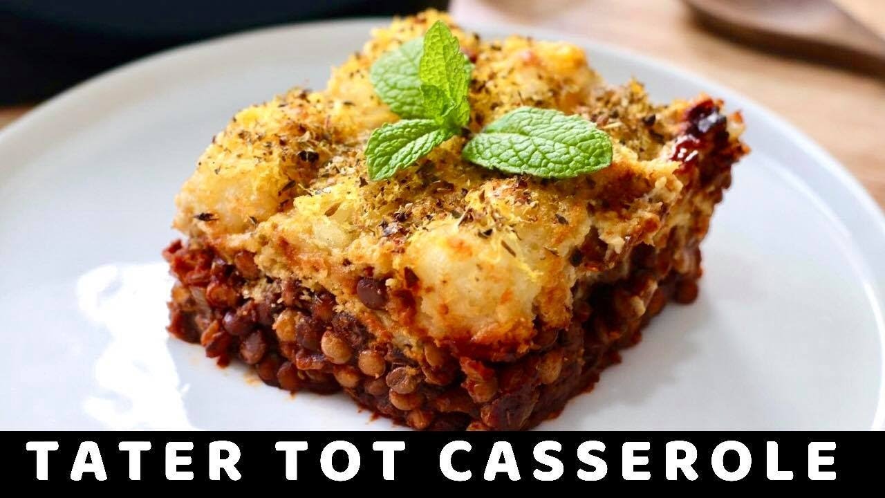 VEGAN TATER TOT CASSEROLE | Frey and Maria