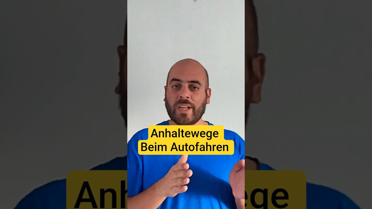 Der Anhalteweg Beim Autofahren | Physik Einfach Erkl&auml;rt #physik #nachhilfe #physikmitdiego