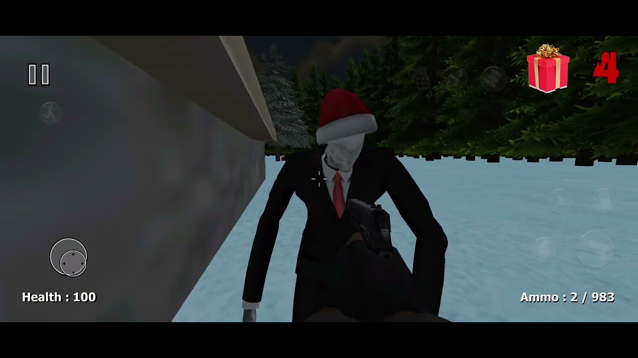 Slender man must die chapter 4 part 2 Christmas mode 