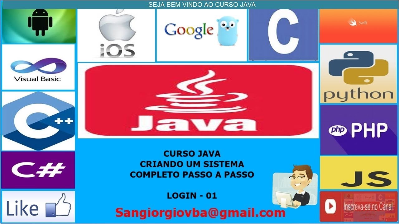 Criando Sistema Completo De Vendas Em Java - Login - 01