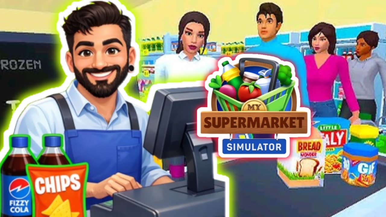 My Supermarket Simulator 3D - Parte #1 (Simulador de Supermercado Móbile)