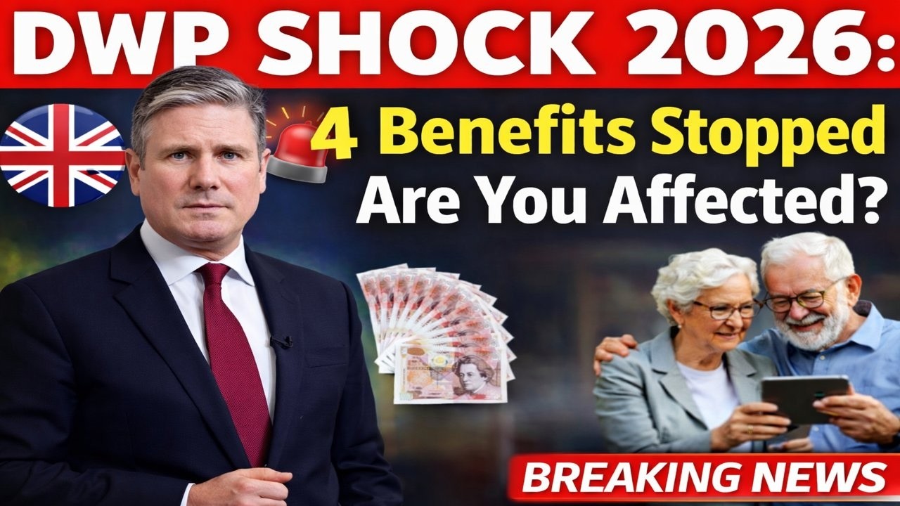 🚨 DWP SHOCK 2026: 4 Benefits Stopped &ndash; Are You Affected?