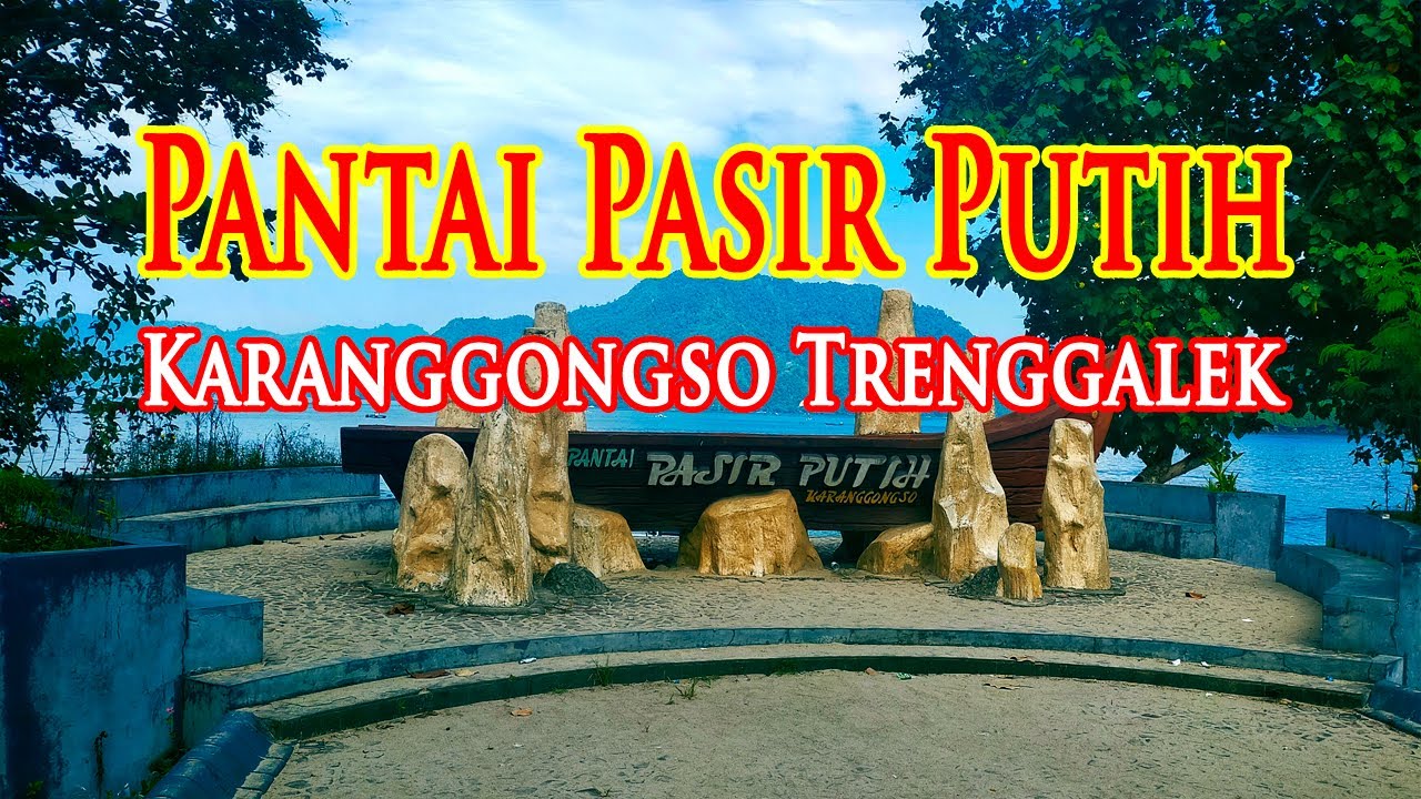KELILING NAIK PERAHU DI PANTAI PASIR PUTIH KARANGGONGSO TRENGGALEK YANG INDAH