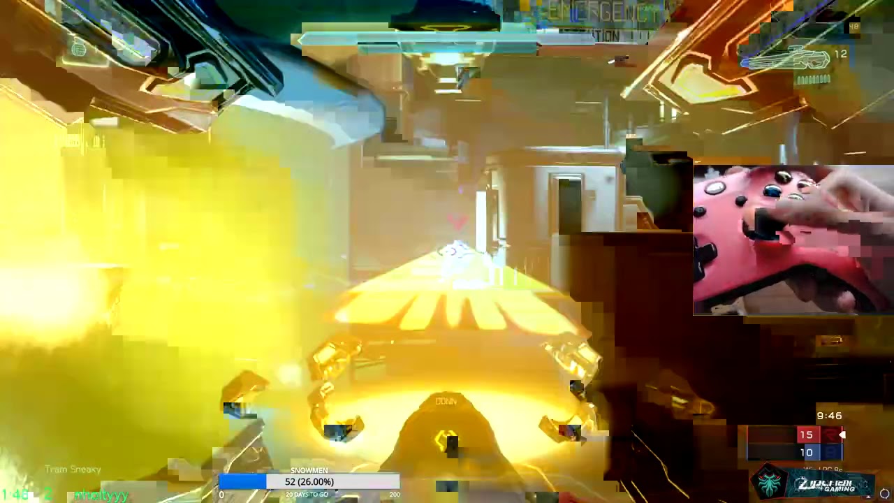 Halo 5 PC 8s - Controlling the map as a team (Plaza TS)