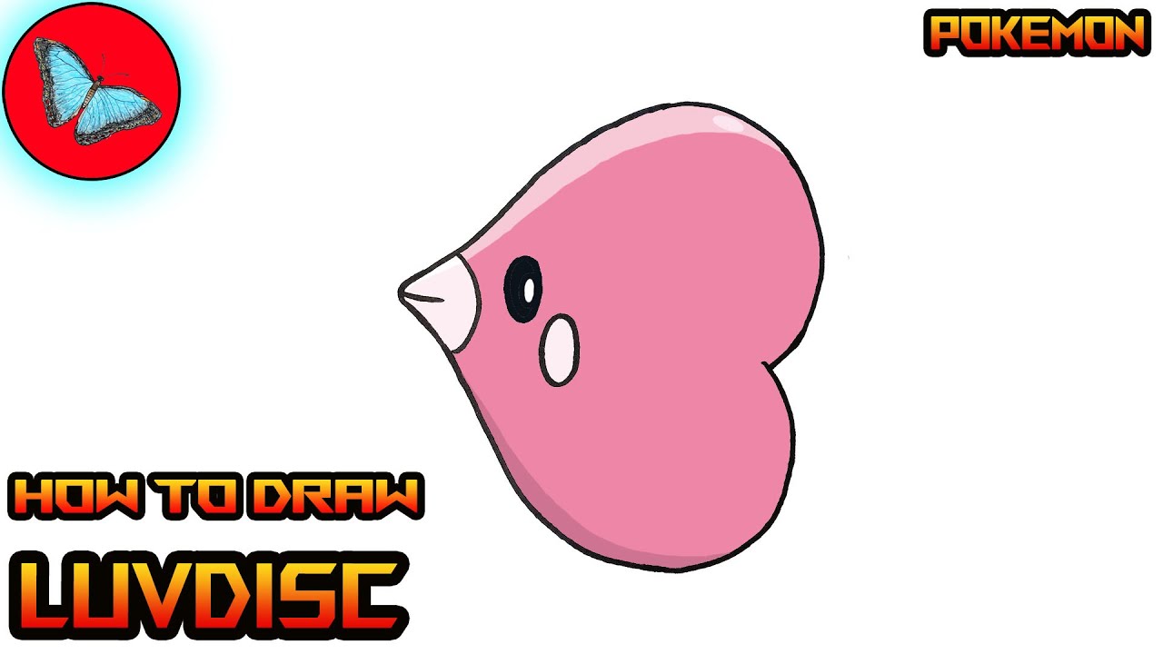 How To Draw Pokemon - Luvdisc