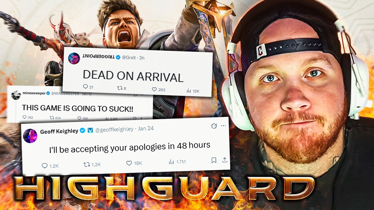 TIMTHETATMAN REACTS TO HIGHGUARD DRAMA (GAME REVEAL)