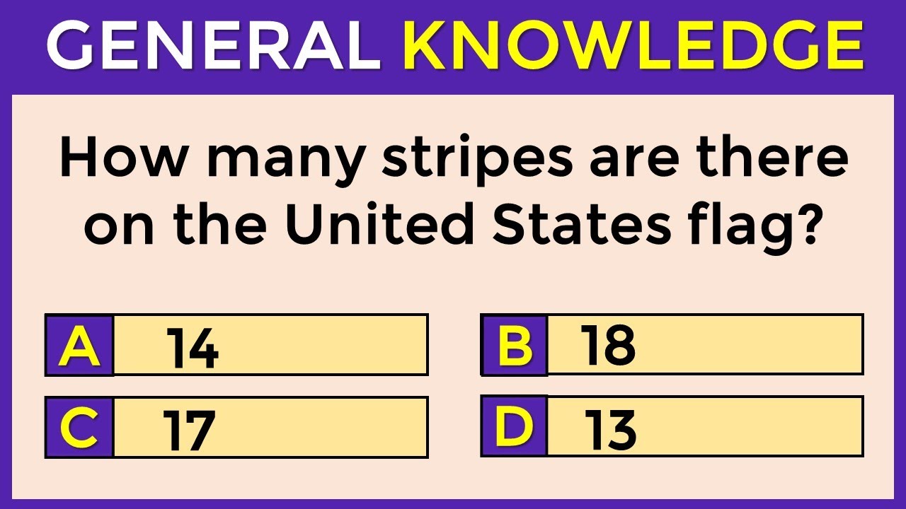 How Good Is Your General Knowledge? Take This 30-question Quiz To Find Out! #challenge 1