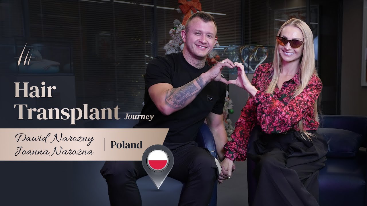 DAWID NAROZNY JOANNA NAROZNA HAIR TRANSPLANT JOURNEY