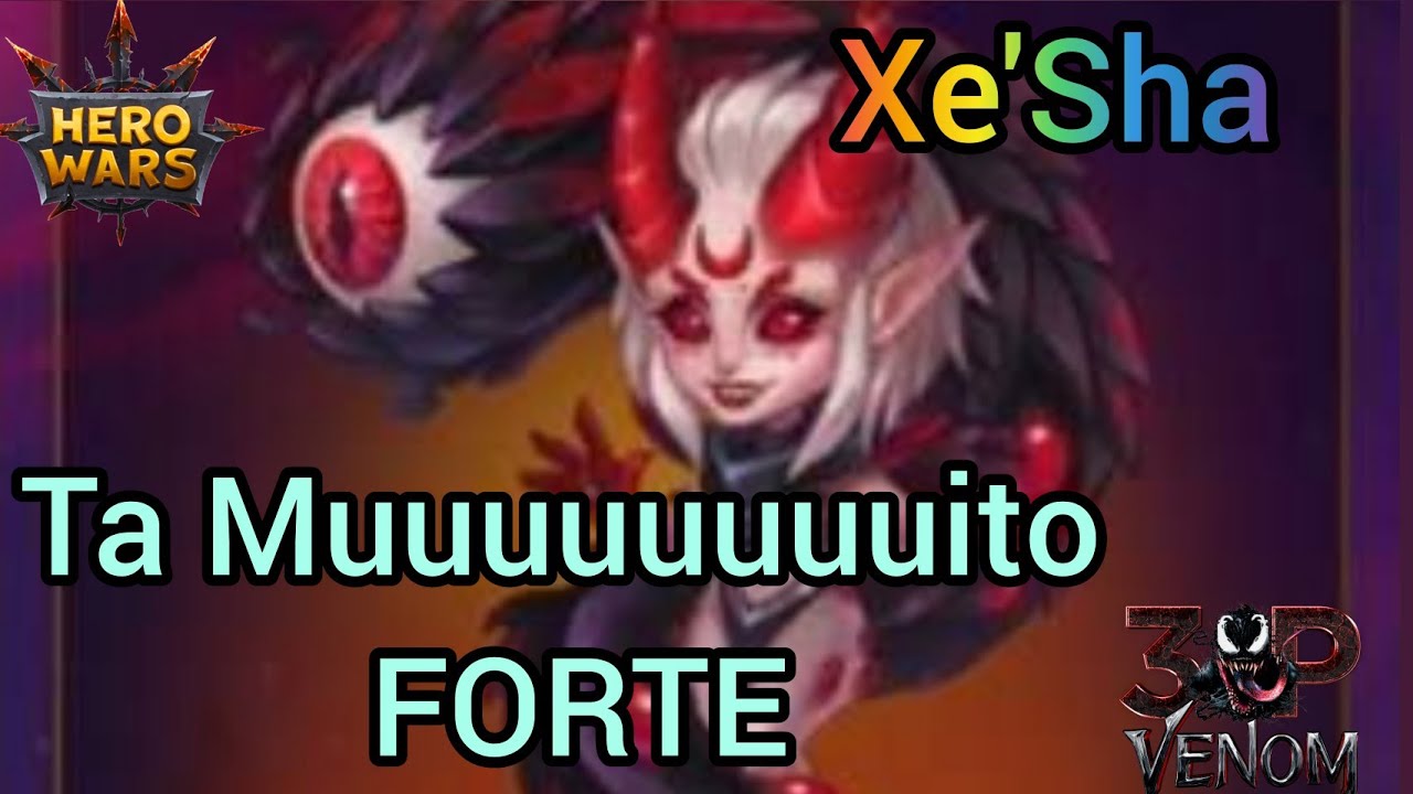 Xe'Sha - HEROI NOVO CAÓTICO - HERO WARS MOBILE - SUPER ANÁLISE